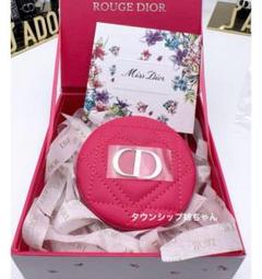 華　DIOR ディオール ノベルティ　コンパクトミラー マゼンタ Christian Dior - DIOR ミラー ノベルティ シンガポール限定