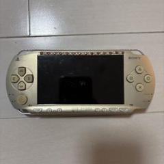 SONY PSP-1000 ゴールド 本体　ジャンク品　アダプター付