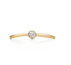 大幅値下げ！TIFFANYウェーブシングルロウダイヤモンドリング10号