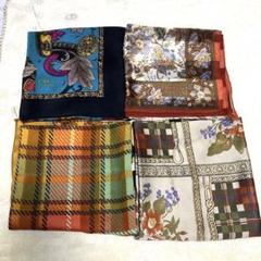 全国通販】VINTAGE ヴィンテージ EURO ”SILKSCARF (シルク