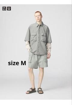 【UNIQLO U/ユニクロユー】美品　パラシュートカーゴパンツ　M GRAY