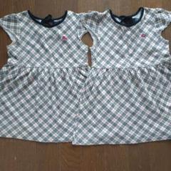 BURBERRY バーバリー ノバチェック ワンピース 双子 2着 セット BURBERRY日本製☆女の子ノバチェックワンピース☆ブランド子供服