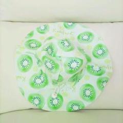 ⭐️新品⭐️ コットン 新生児 ベビー ハット 帽子 日よけ キウイ グリーン