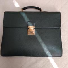 Louis Vuitton ビジネスバッグ グリーン中古メンズ価格30万円