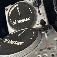 Technics ターンテーブル Vestax ミキサー　2台セット　テクニクス Vestax DJミキサー Technics ターンテーブル2台