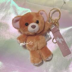 新品未使用ディズニーストア マイケルのテディベア ぬいぐるみとキーチェーンセット ディズニーストア マイケルのテディベア ぬいぐるみ