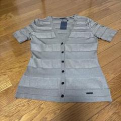 BURBERRY 茶半袖カーディガン