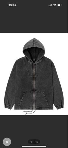 ARCH LOGO ZIP HOODIE HUF ハフ ジップフーディー　Mのサムネイル