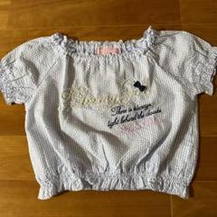 メゾピアノ　ストライプ半袖Tシャツ　Mサイズ