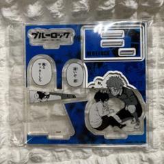 ブルーロック　TSUTAYA 有償特典　アクリルフィギュアプレート　糸師　凛　冴 ブルーロック TSUTAYA 黒シャツ アクリルフィギュア 糸師凛 | K