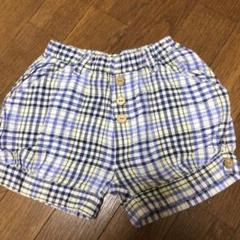 チェック　ショートパンツ　130 女の子