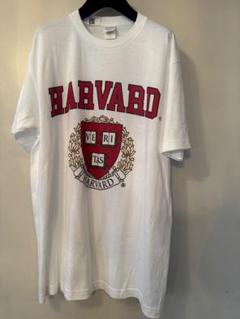 新品ハーバードやユニバーシティ半袖TシャツLホワイト定価¥8580HARVARD