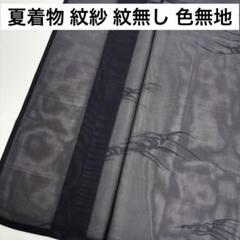 夏着物 紗 紋紗 紋無し 色無地 正絹 着物 U-7762 - メルカリ