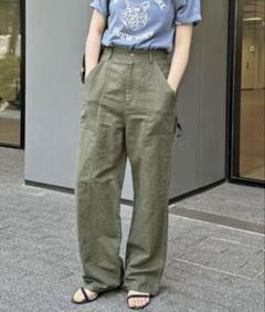 スピックアンドスパン別注アーミーツイルカーゴパンツ 美品】 Spick and Span / スピックアンドスパン | 2023SS | ARMY