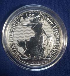 【美品/期間限定値下げ】2023年製 ブリタニア 銀貨 1オンス 2023年 (新品) イギリス「ブリタニア」純銀 1オンス 銀貨