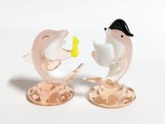 ガラス細工　イルカ　宝探し