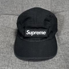 美品 Supreme 20AW Military camp cap ブラック - メルカリ