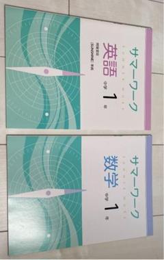 サマーワーク英語1年、サマーワーク数学1年