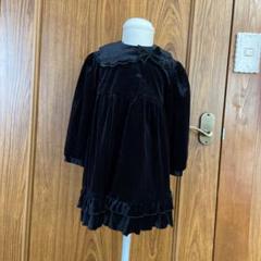 黒 ベルベット ドレス 100cm