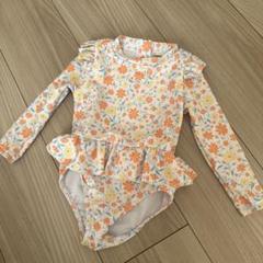 フラワープリント ベビー水着 12-18M 70-80cm