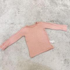 konny トップス　長袖　2〜3才　ピンク　ドット柄