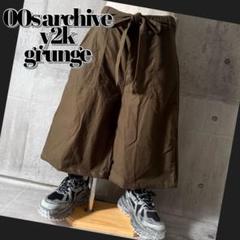 2000's super buggy half pants y2k grunge