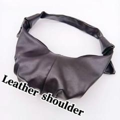 00s archive Leather shoulder bag y2k
