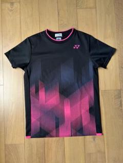 YONEX バドミントンシャツ Sサイズ ブラック/ピンク