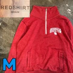 T863 REDSHIRT ハーフジップ アメカジ カレッジ ヒューストン大学