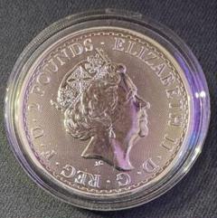 2022年 エリザベス2世 銀貨 1oz 2ポンド - メルカリ