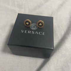 未使用級✨VERSACE　ピアス　メデューサ　グレカ　ロゴ　458 楽天市場】ヴェルサーチ ピアス VERSACE メンズ レディース