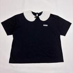 福袋 公式 美品 現行 襟付き ジャージーTシャツ ミュウミュウ miu miu トップス