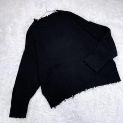 GRL【F】セーター　ニット　ブラック　厚手　レディース　フリーサイズ