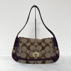 Coach Tern Lock Shoulder Bag Purple