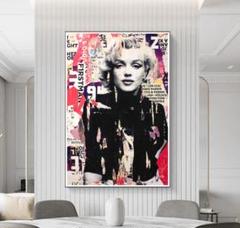 マリリンモンロー キャンバス ポスター ポップアート 50×70cm 枠なし