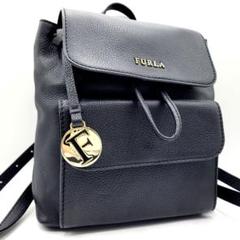 極美品】FURLA ミニリュック ノエミ レザー シボ 巾着型
