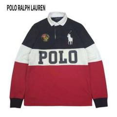 POLO RALPH LAUREN ラガーシャツ ポニー ロゴ 刺繍 S