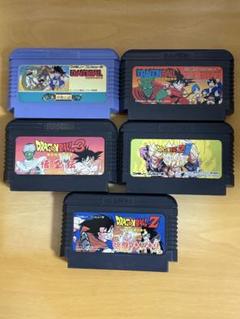 ファミコンカセット ドラゴンボール シリーズ 5本まとめ