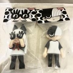 Grape Brain にぎるちゃん のりくん パンダ 2体セット ソフビ Grape Brain にぎるちゃん パンダ 2体セット 手の目少女 ソフビ