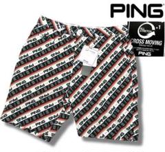 新品 ピン ゴルフ 総柄ロゴ ストレッチ ハーフパンツ ショートパンツ 赤 LL 楽天市場】ピン PING 全方向ストレッチショートパンツ : GDO