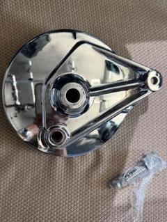 cb250t cb400tcb400nホーク2バブ　メッキドラムブレーキパネル cb250t cb400tcb400nホーク2バブ メッキドラムブレーキパネル