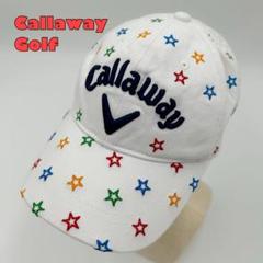 【Callaway】キャップ ゴルフ 星柄 可愛い 刺繍 帽子 スポーツ