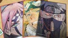 NARUTO miniクリアファイルコレクション　ガチャガチャ 3枚セット