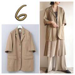 6(roku) ◾️wool stand jacket◾️ジャケット　新品未使用 Precious掲載】ウールホップサック ジャケット