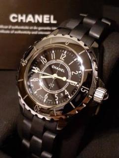 CHANEL シャネル J12 33mm セラミック ラバー レディース腕時計