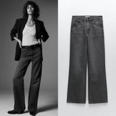 【神シルエット】ZARA 24ss ブーツカット デニム 36サイズ 新品 神シルエット】ZARA 24ss ブーツカット デニム 36サイズ 新品