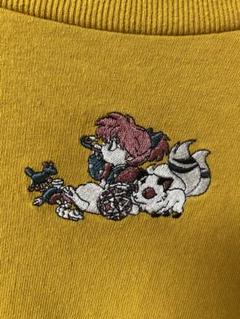 犬夜叉 アニメの軌跡展 七宝&雲母 刺繍 Tシャツ　中古　カットソー