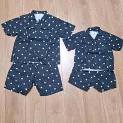 ドット柄シャツセットアップ 90cm&120cm