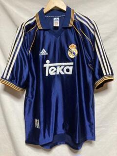 バ*キ様 レアル・マドリード アディダス サッカーシャツ ネイビー　L ポルトガ バ*キ様 レアル・マドリード アディダス サッカーシャツ