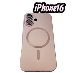 iPhone 16用ローズゴールドケース